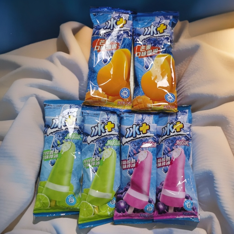 【6支】蒙牛冰➕芒果2支/蒙牛冰➕柠檬香草2支/蒙牛冰➕葡萄酸奶2支