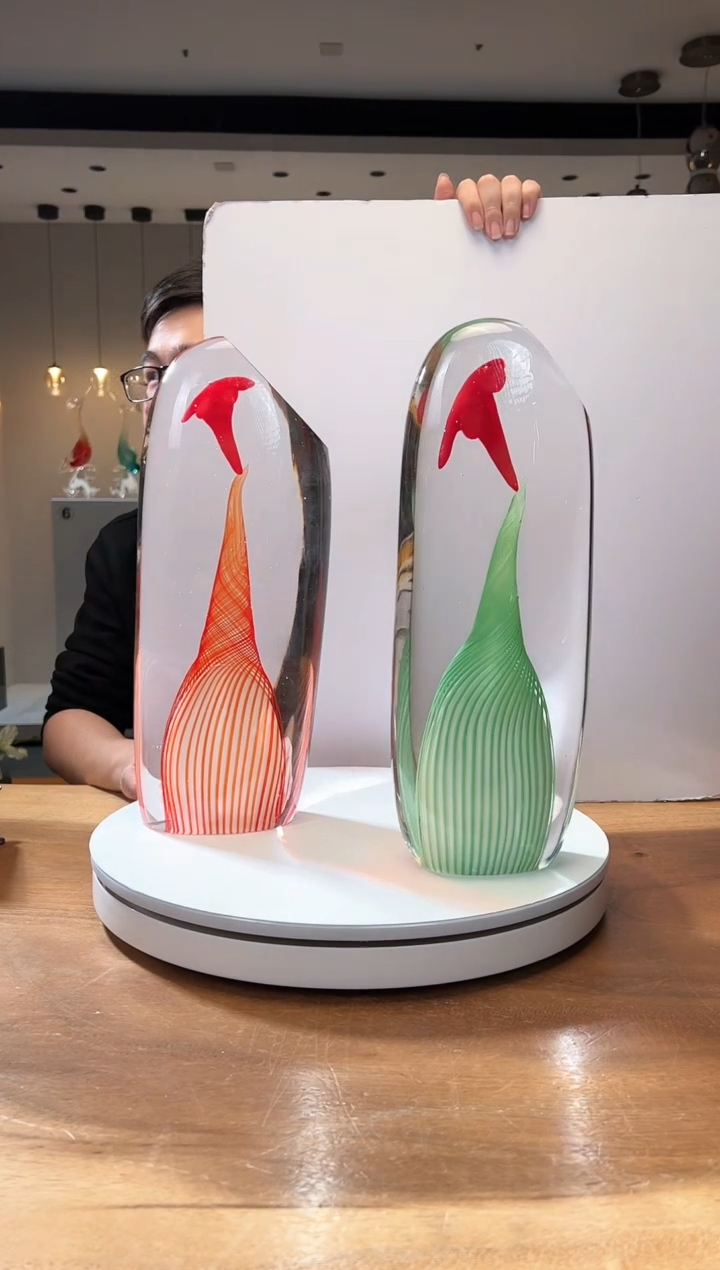 【闪购商品】茶宠巴比特美学 丝带喇叭花摆件 一组