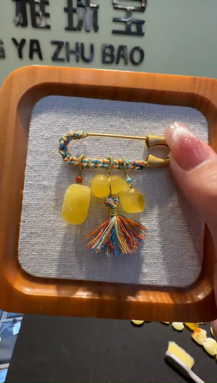 琥珀未镶嵌珠宝奇石DIY提溜