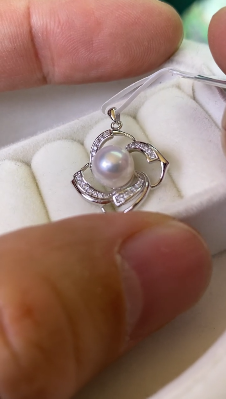 【闪购商品】海水珍珠颈饰银S925镶嵌1