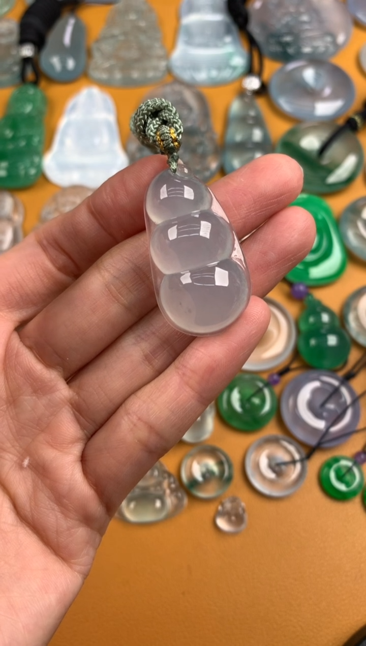 颈饰未镶嵌翡翠34.9-19.7-9.1