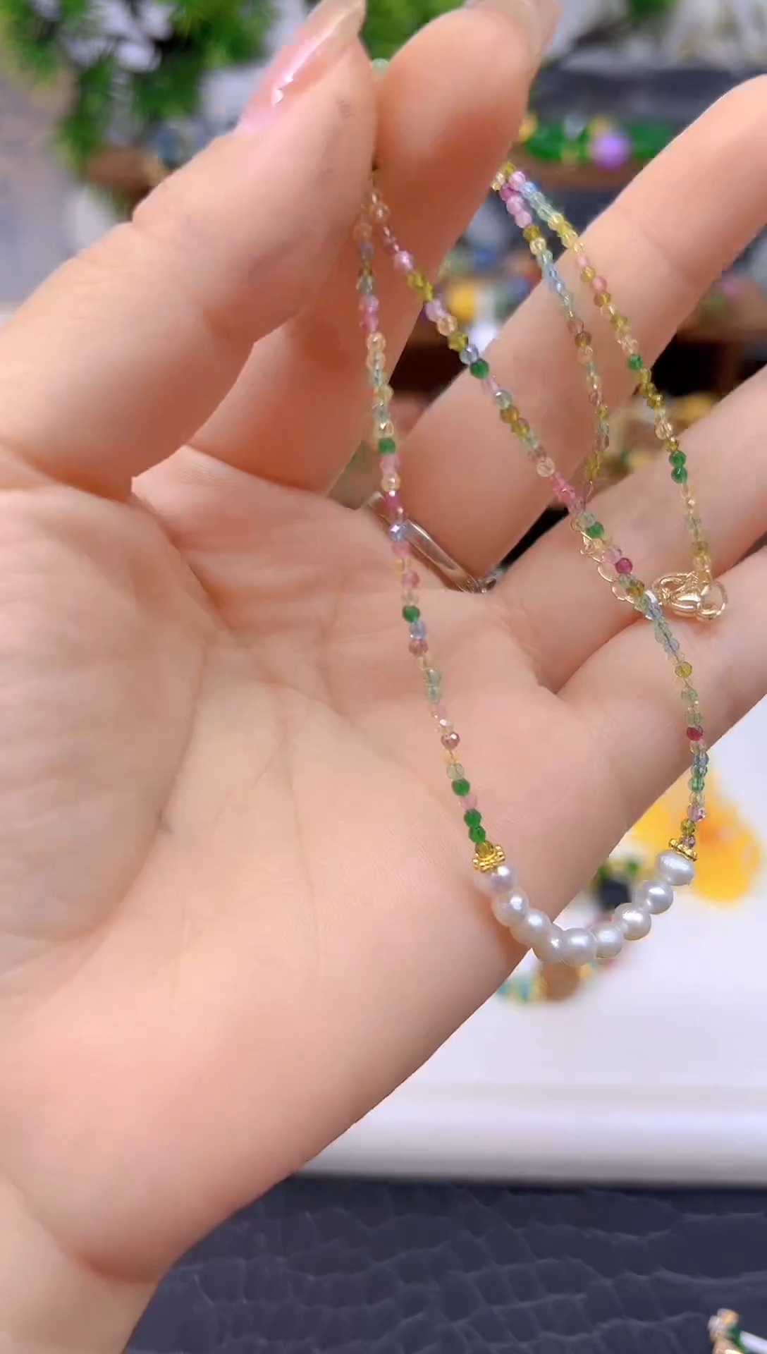 淡水珍珠未镶嵌项链DIY款X530