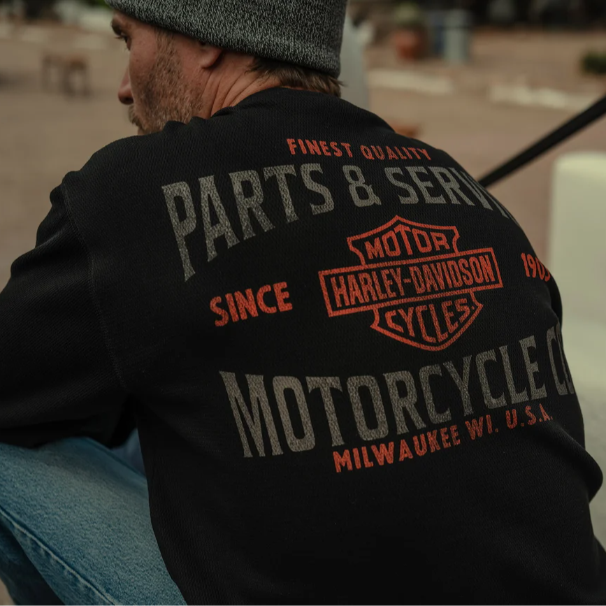 Harley Davidson/哈雷戴维森长袖T恤/赛车T恤/96724-25VM