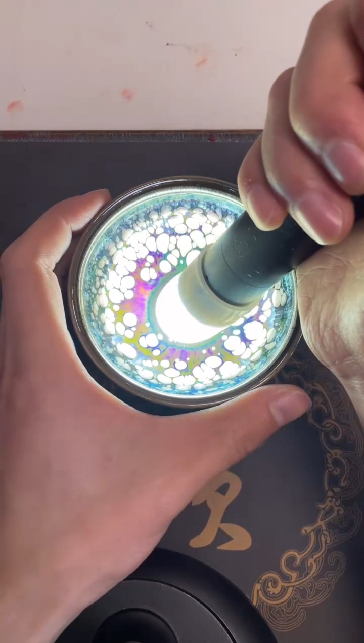 【闪购商品】茶盏名家黄宝庆建盏（带证书礼盒）12