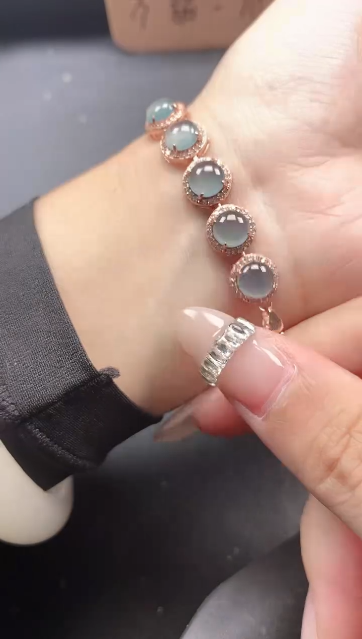 银S925镶嵌戒指翡翠51151