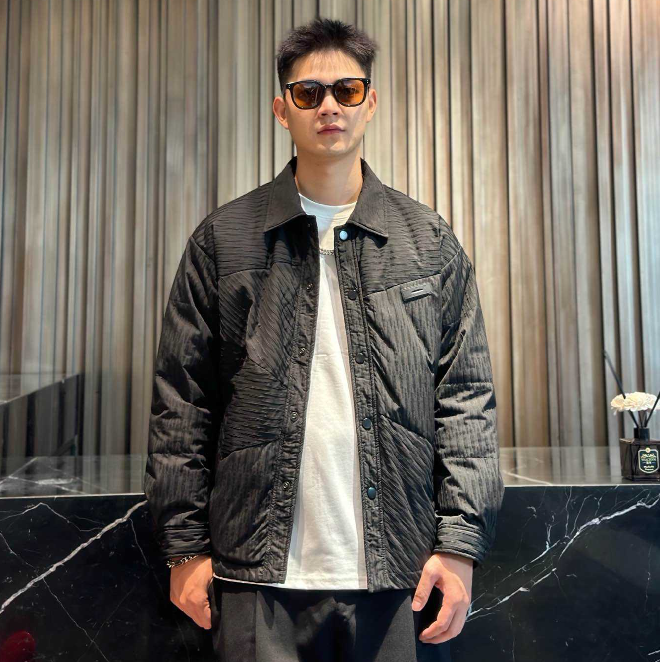 特清-轻薄款羽绒服男冬季2025新款白鸭绒保暖夹克翻领外套汇8802