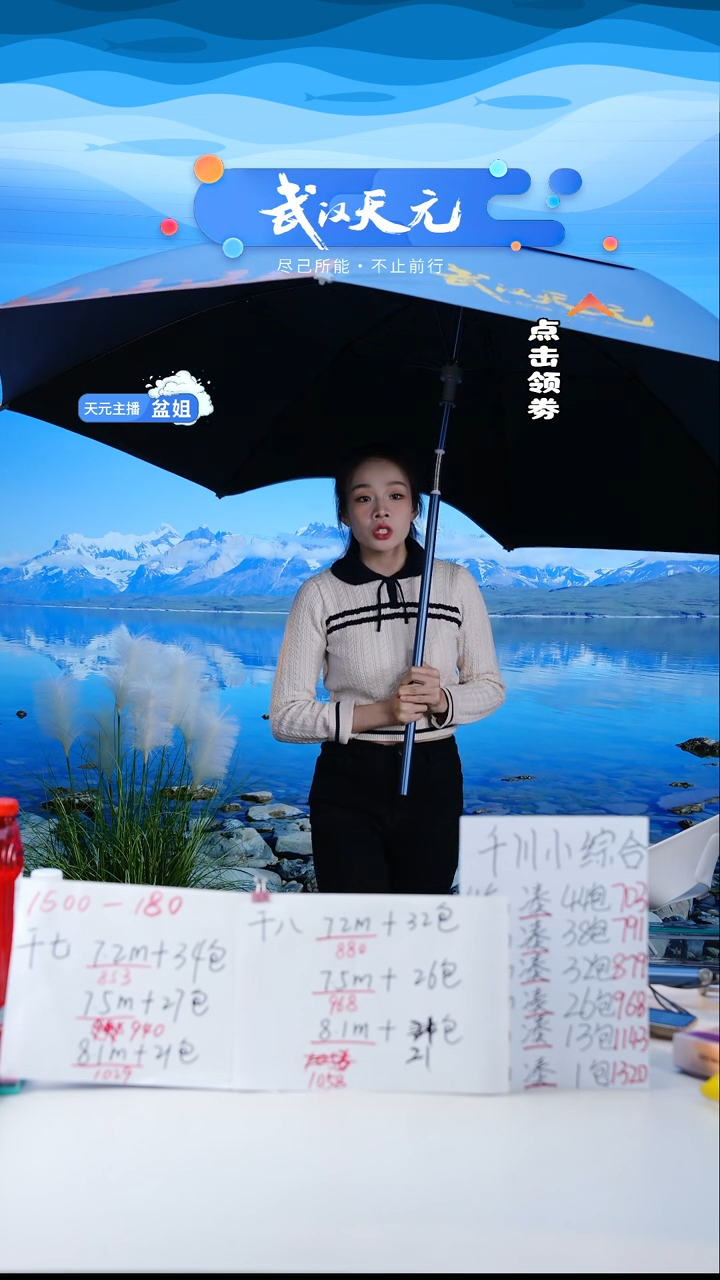 美***来【闪购】天元休闲伞PRO蓝色2.2米