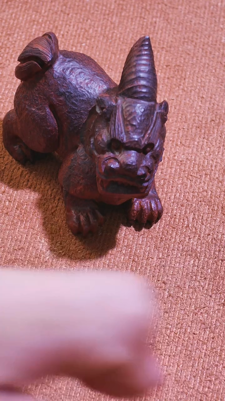 【闪购商品】小叶紫檀独角兽（一物一图