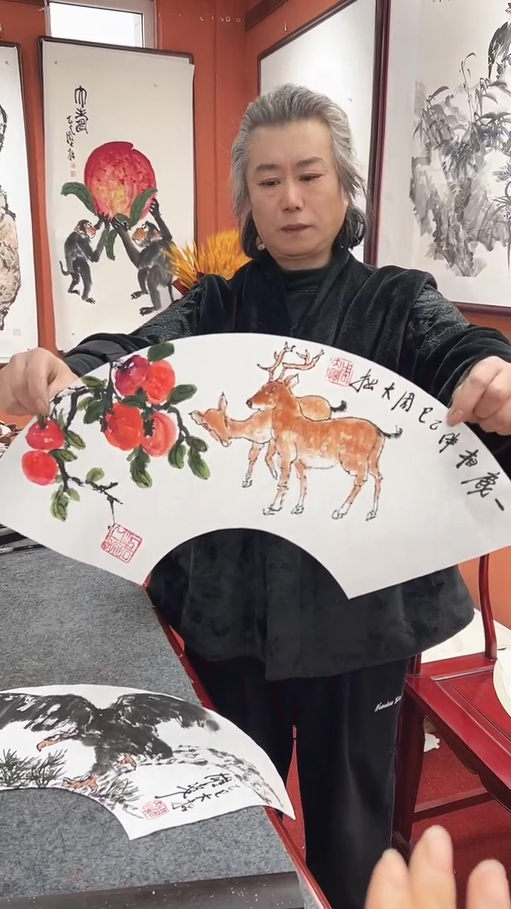 国画周大拙/国画/花鸟