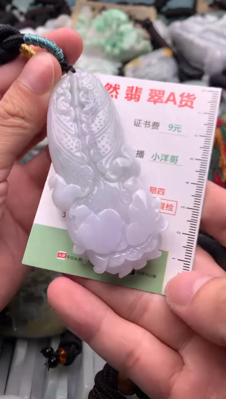 翡翠未镶嵌吊坠(不含链)1