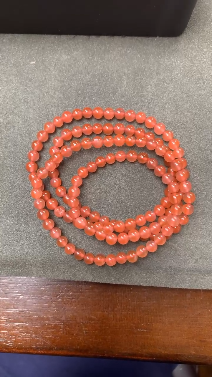 南红玛瑙珠子未镶嵌珠子