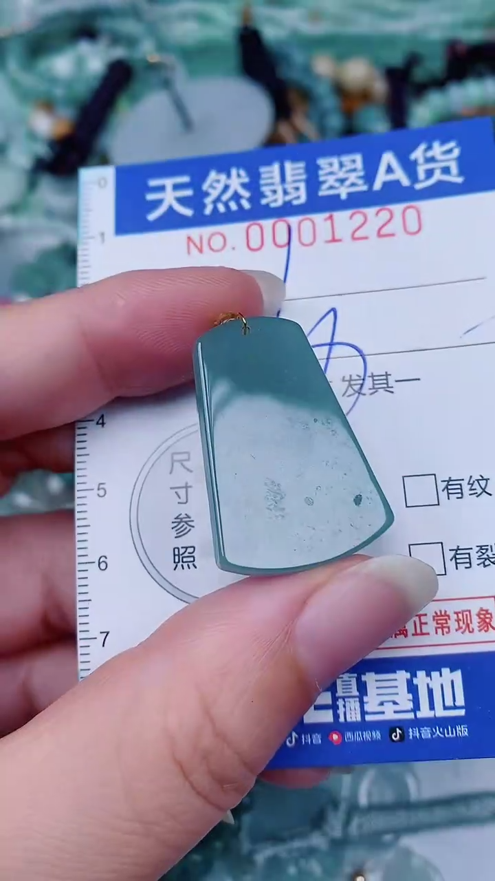 翡翠未镶嵌颈饰00001220