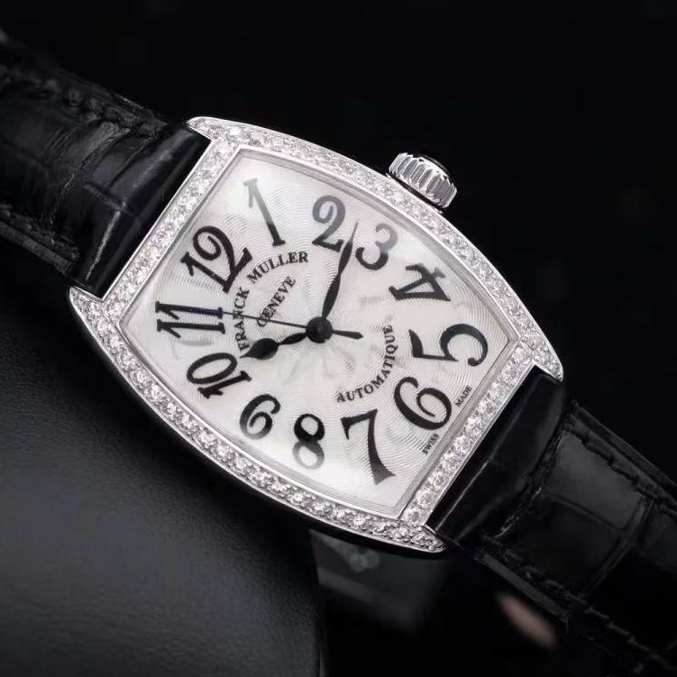 99新  法穆兰/石英/18k白金镶钻/白/原钻/33mm/SBK0128874