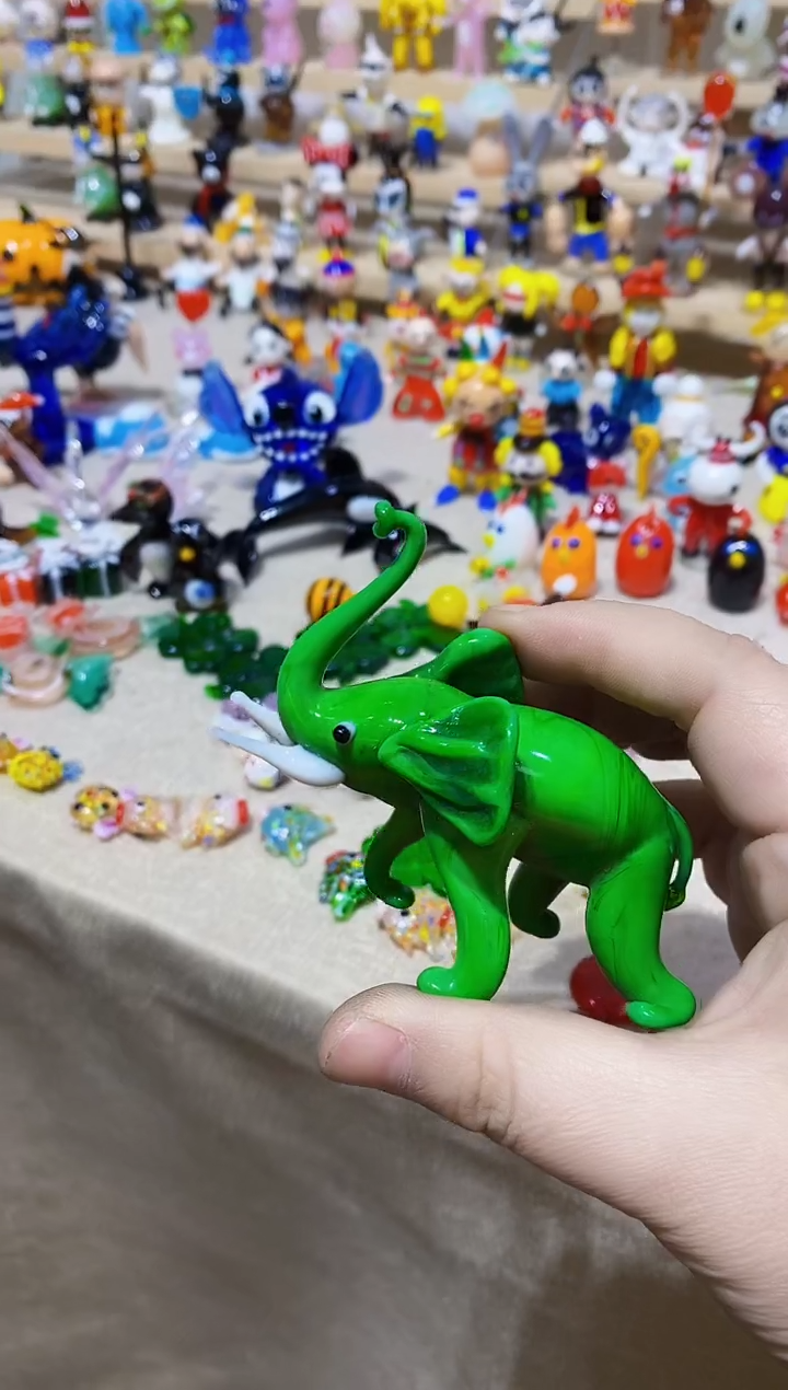【闪购商品】琉璃手工艺品大象