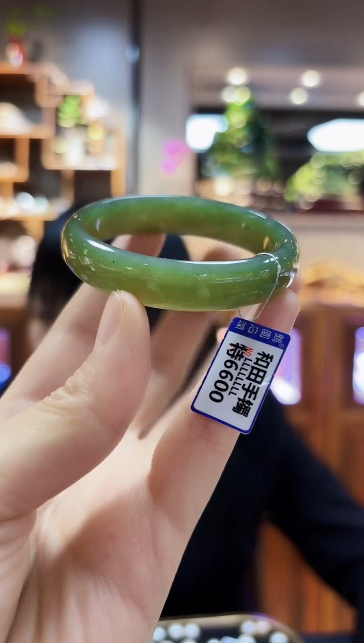 【闪购商品】和田玉手镯未镶嵌52.3