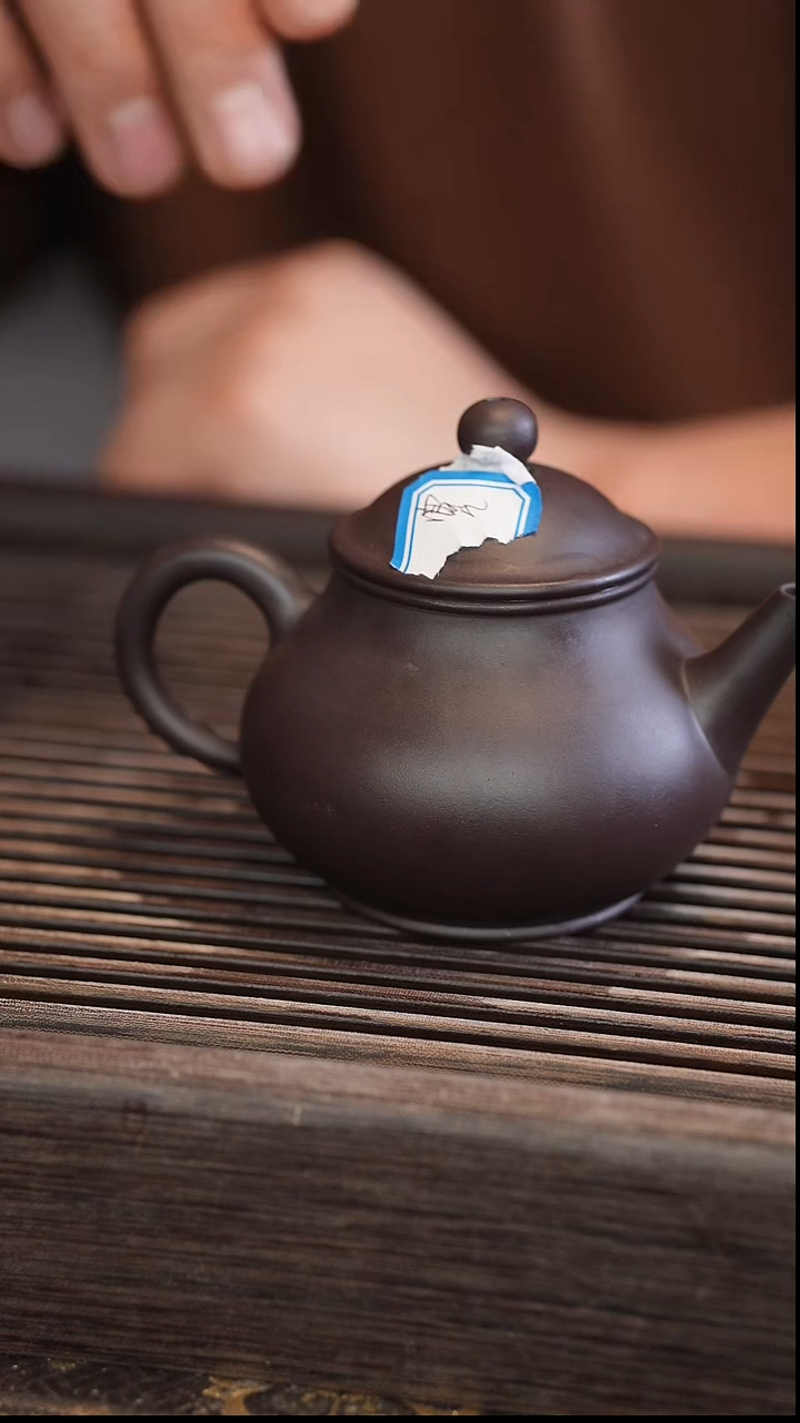 茶壶紫砂180cc 宽口 