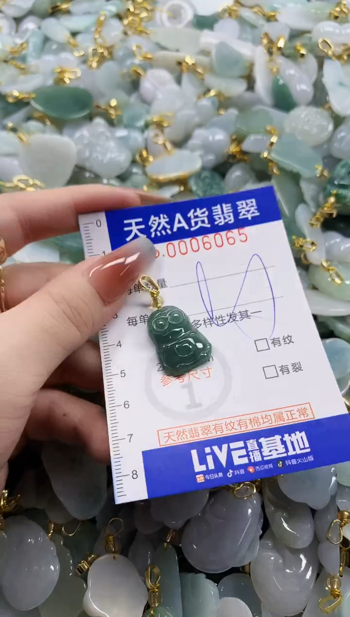 颈饰未镶嵌翡翠天然A货翡翠