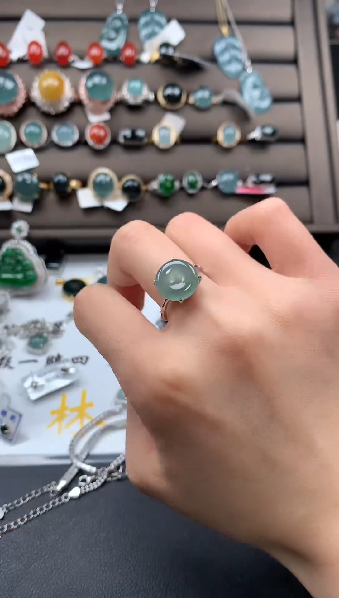 【闪购商品】翡翠戒指银S925镶嵌3123213123