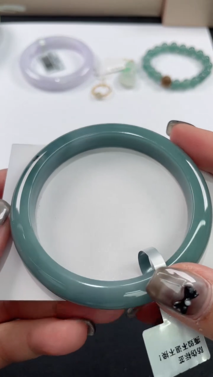 未镶嵌手镯翡翠基地发货H7996 57+