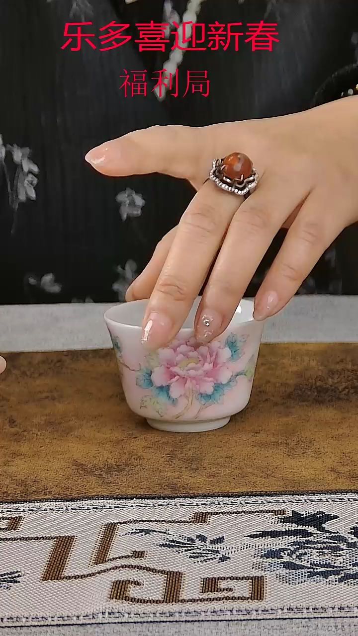 【闪购商品】摆件景德镇手工手绘茶具杯子