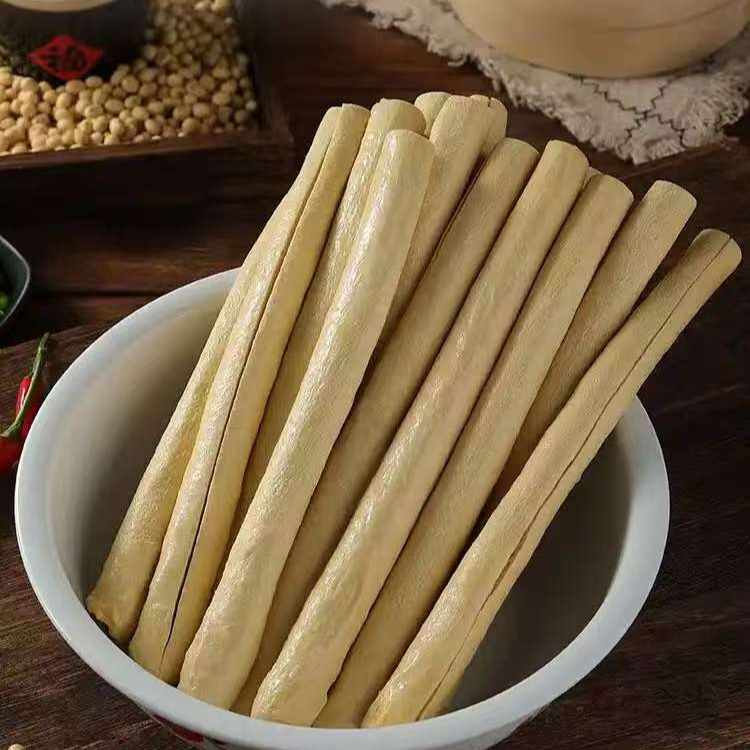 大别山农家手工制作豆皮棍