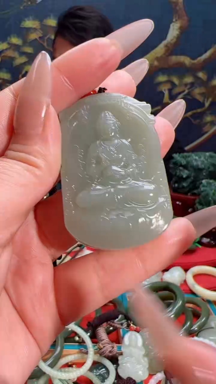 【闪购商品】和田玉吊坠未镶嵌1