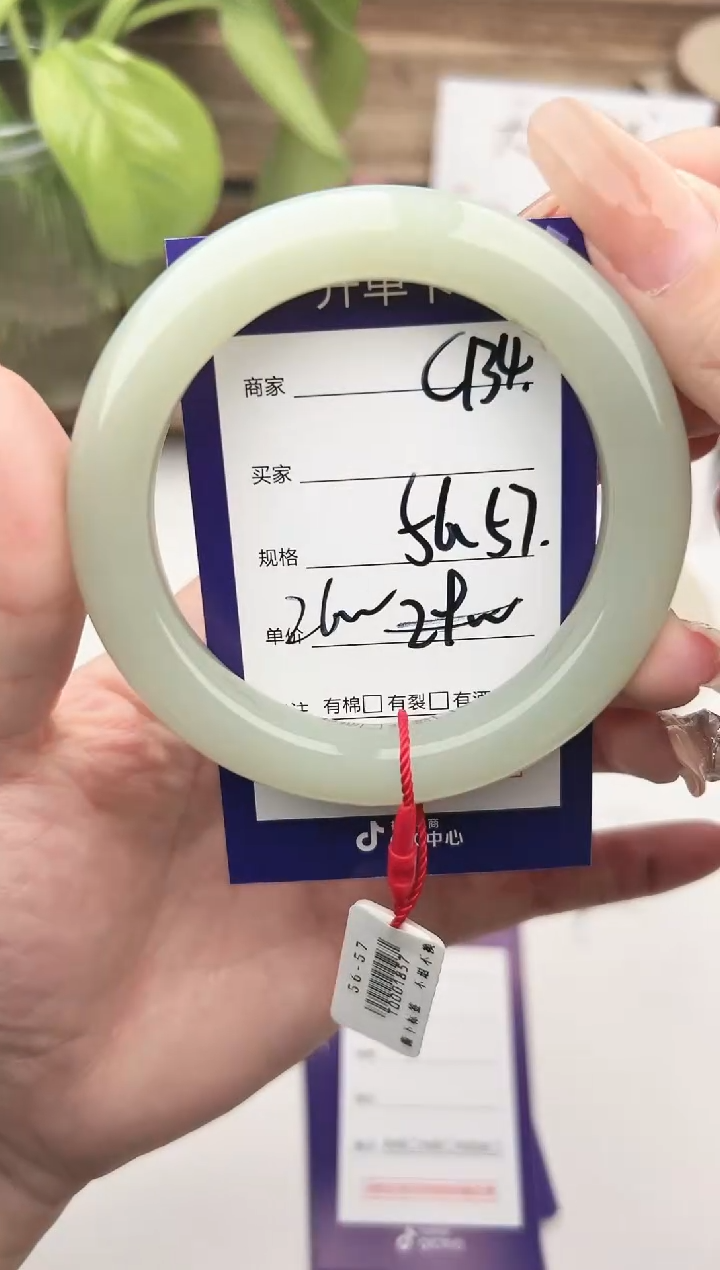 未镶嵌手镯和田玉微色差C134