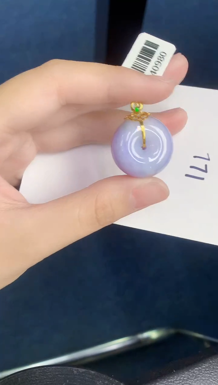 【闪购商品】翡翠颈饰18K金镶嵌000000000