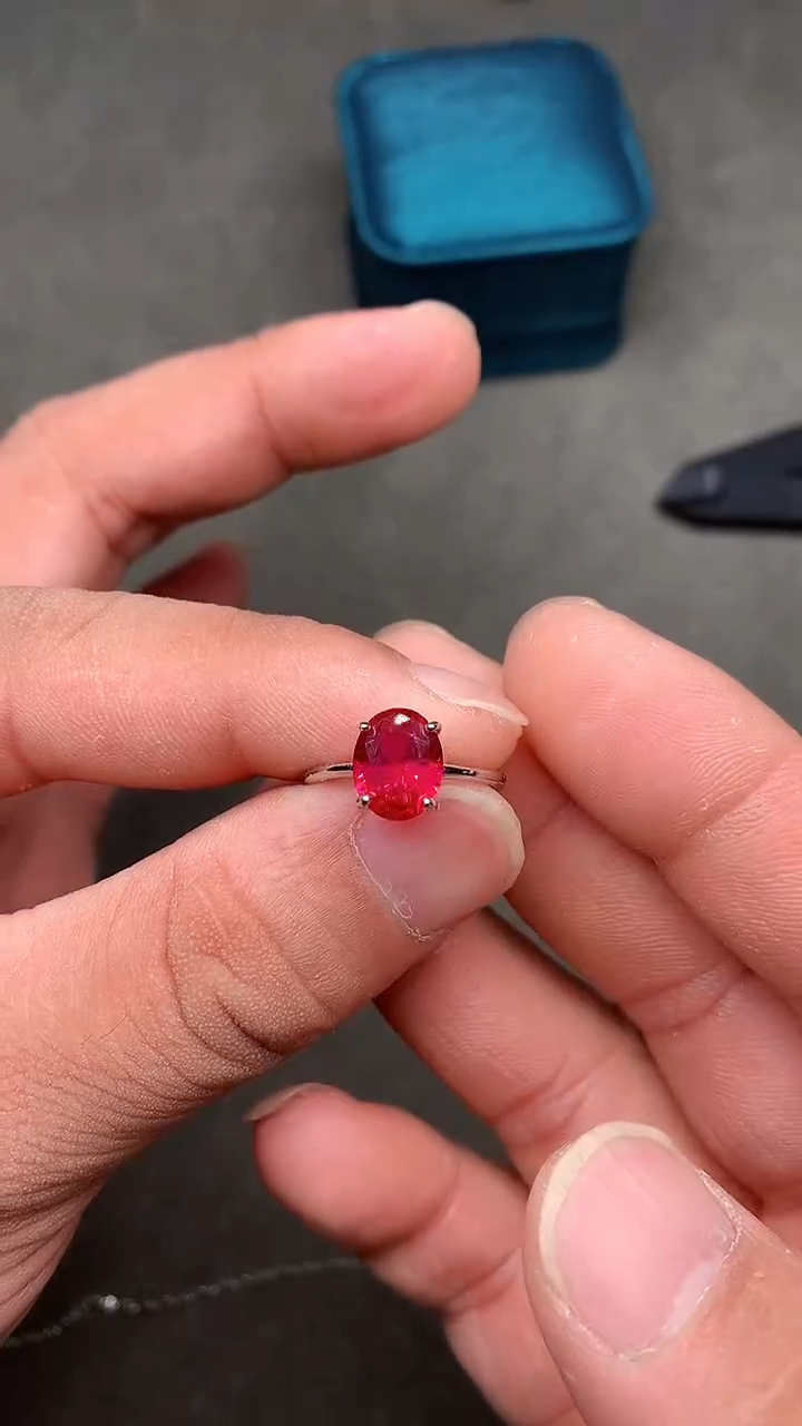 【闪购商品】红宝石戒指银S925镶嵌.......