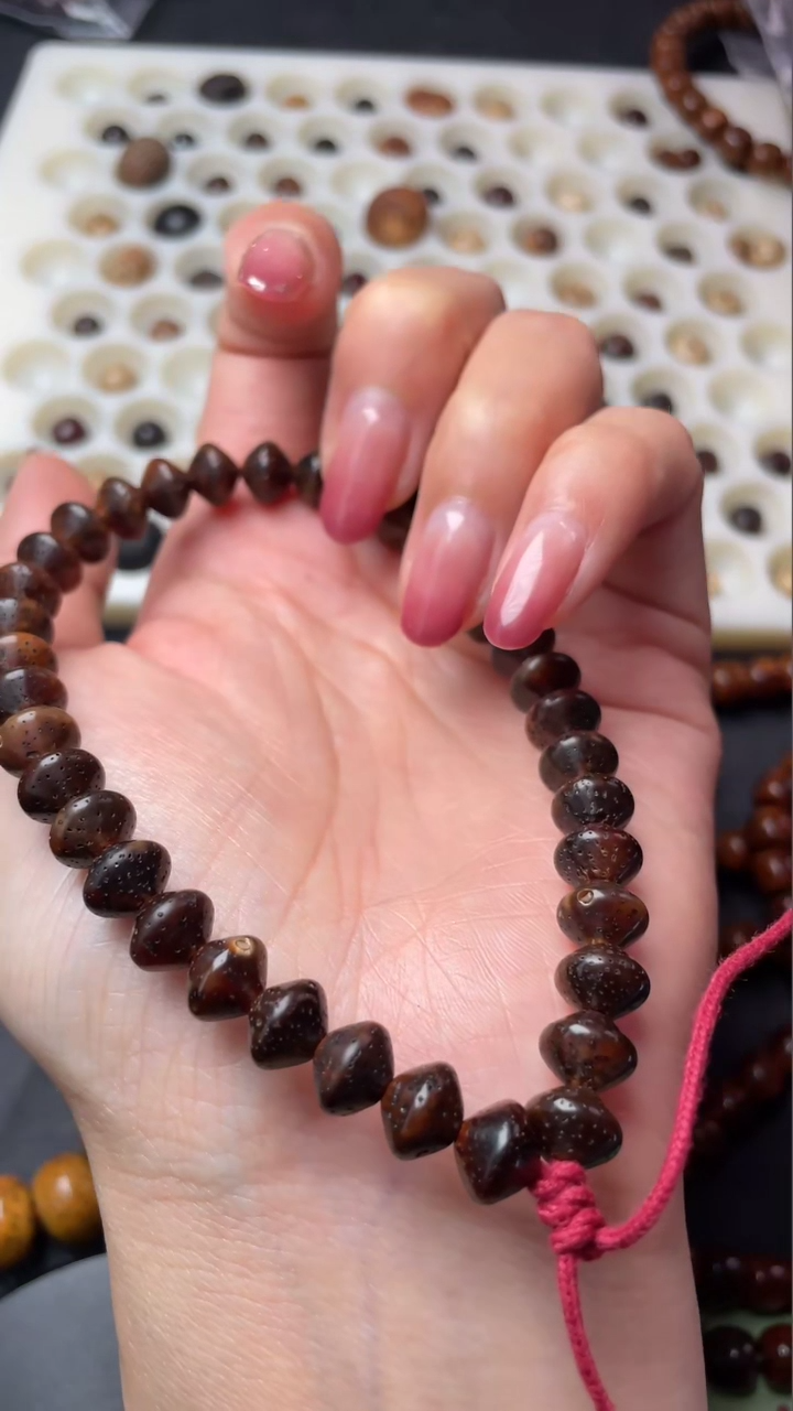 【闪购商品】星月菩提手串精工级赤金飞碟9*7手持