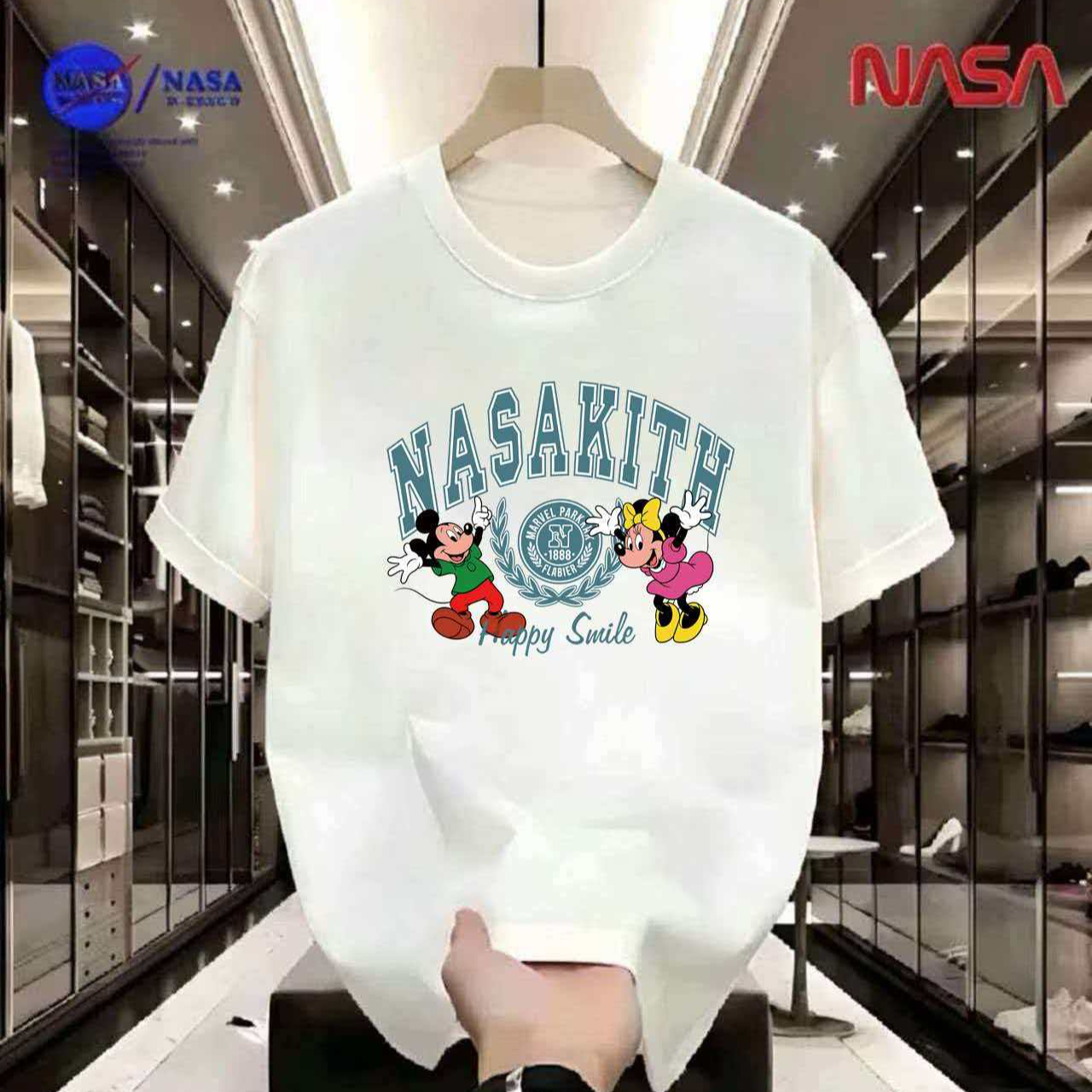 NASAT 联名夏季圆领短袖T恤微宽松时尚男女同款休闲百搭