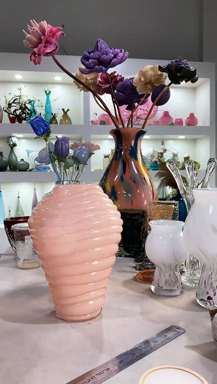 慕忆家手作琉璃花瓶