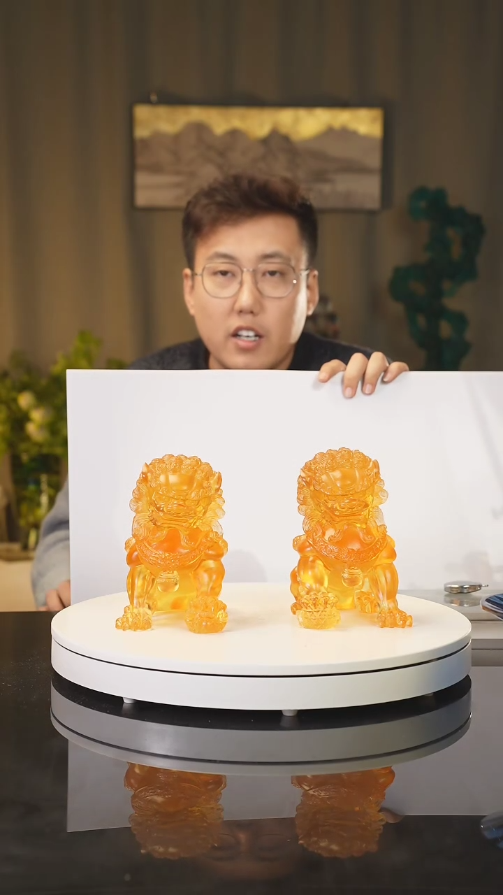 【闪购商品】雅致水晶陶瓷瓷片艺术摆件礼品