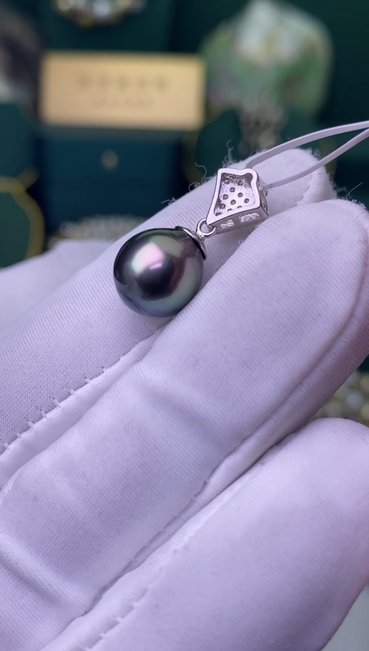 【闪购商品】海水珍珠颈饰银S925镶嵌9-10