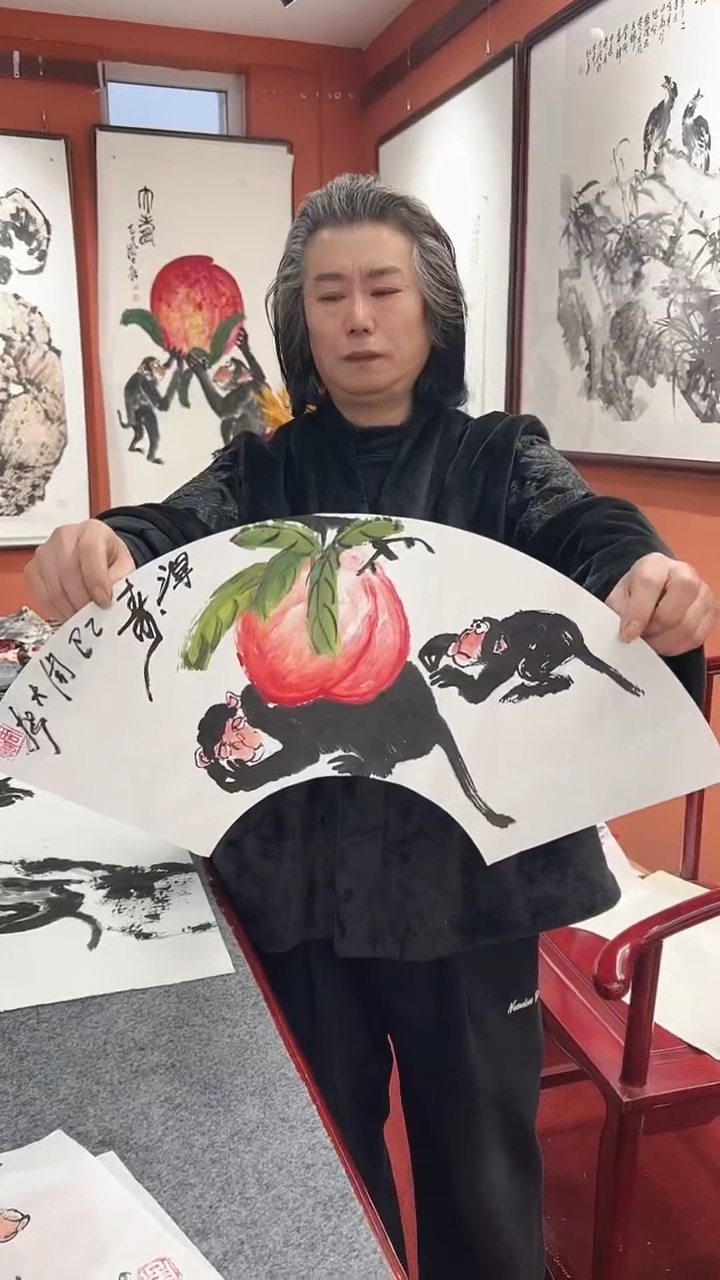 国画周大拙/国画/花鸟