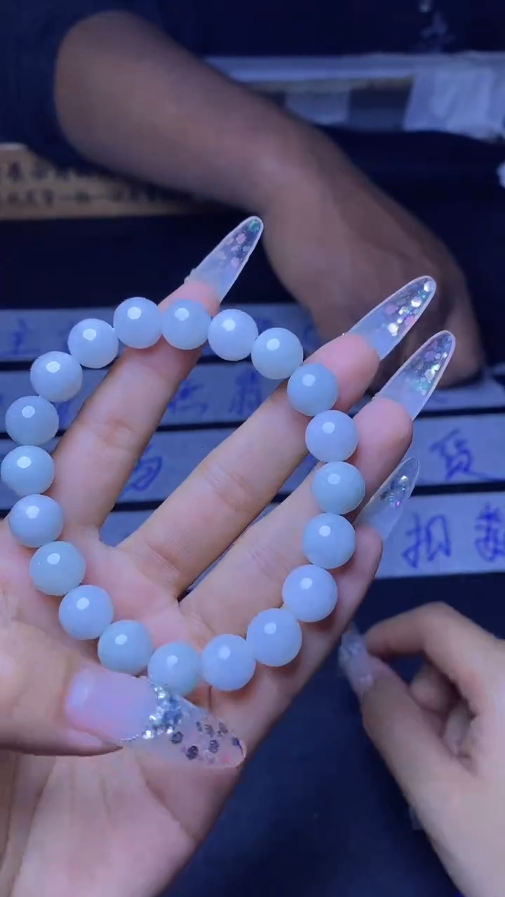 【闪购商品】定制翡翠未镶嵌珠串