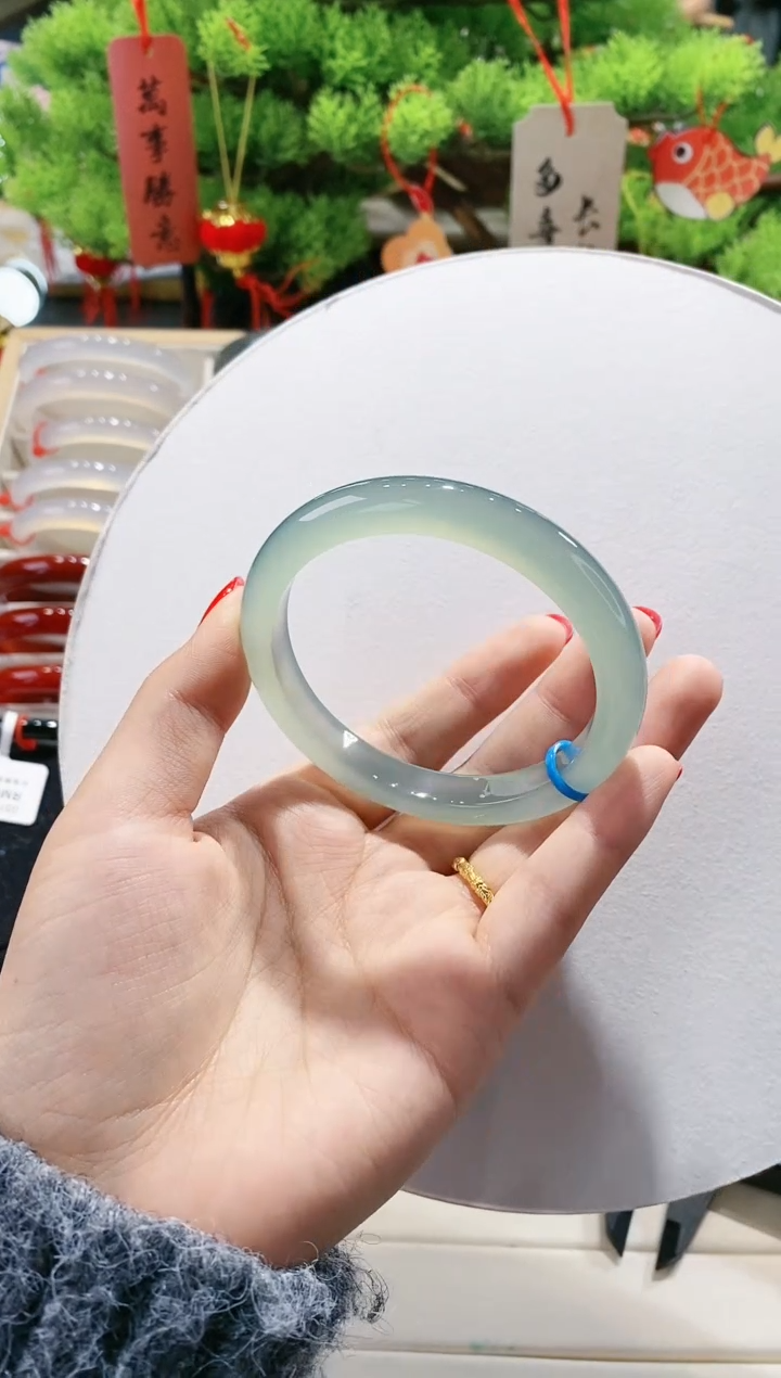 【闪购商品】玛瑙/玉髓手镯未镶嵌135-58.8