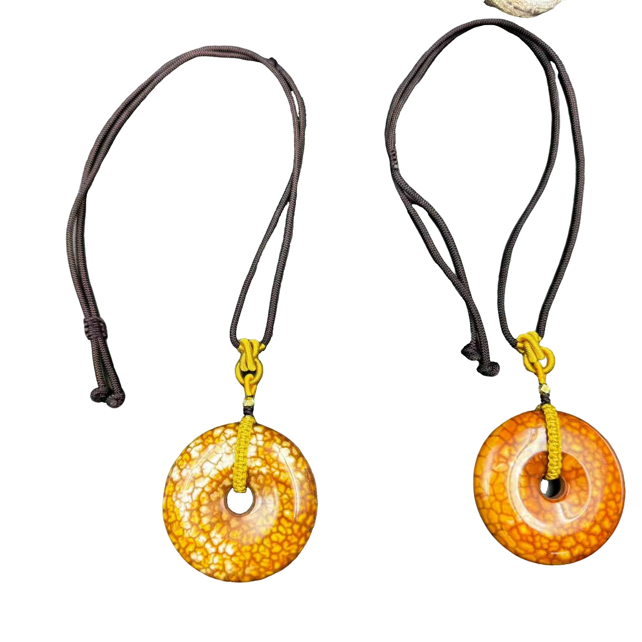 高定珠宝精选太岁玛瑙平安扣项链-y2123多样性发其一