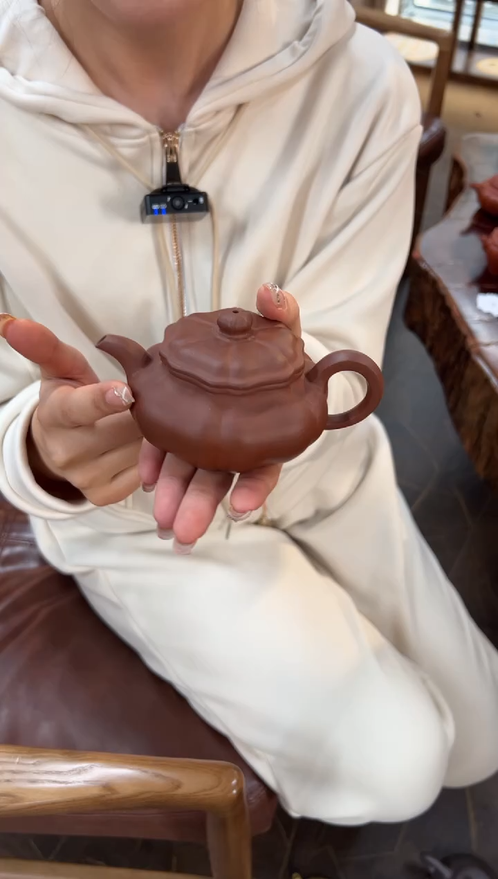 【闪购商品】紫砂茶壶【头哥手工壶】葵仿古底槽清