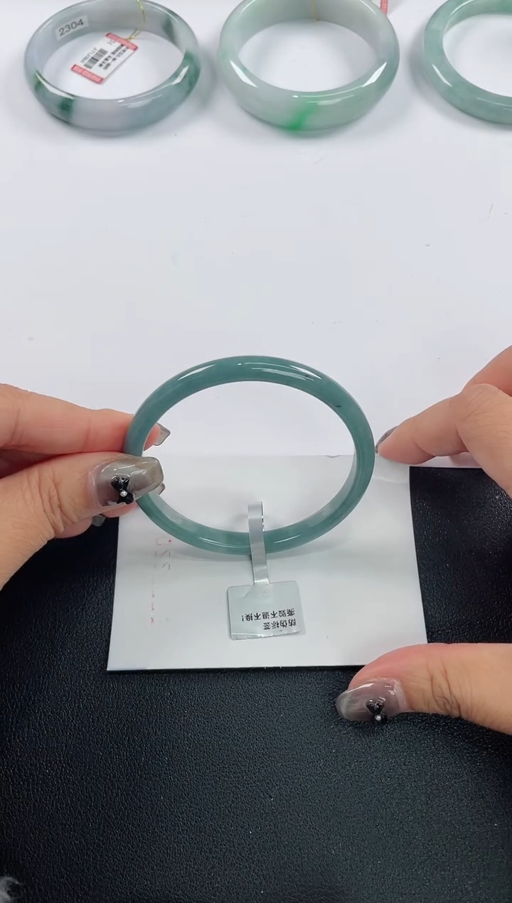 未镶嵌手镯翡翠基地发货H8984 57+