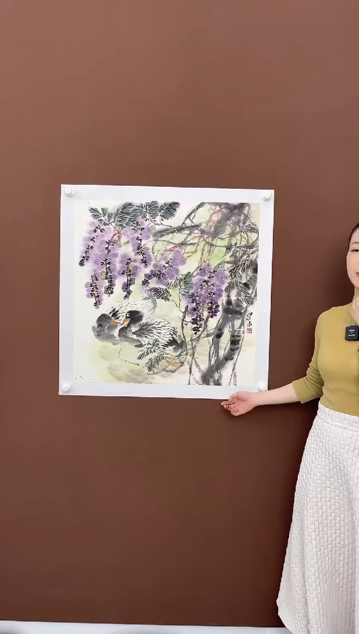 【闪购商品】书法邵建录花鸟作品一号