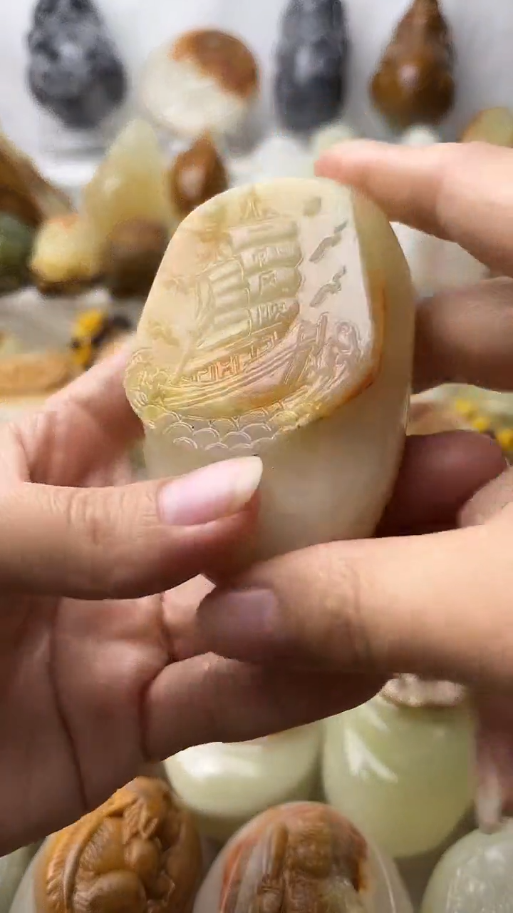 石材古青石棉纹正常不退换一帆风顺