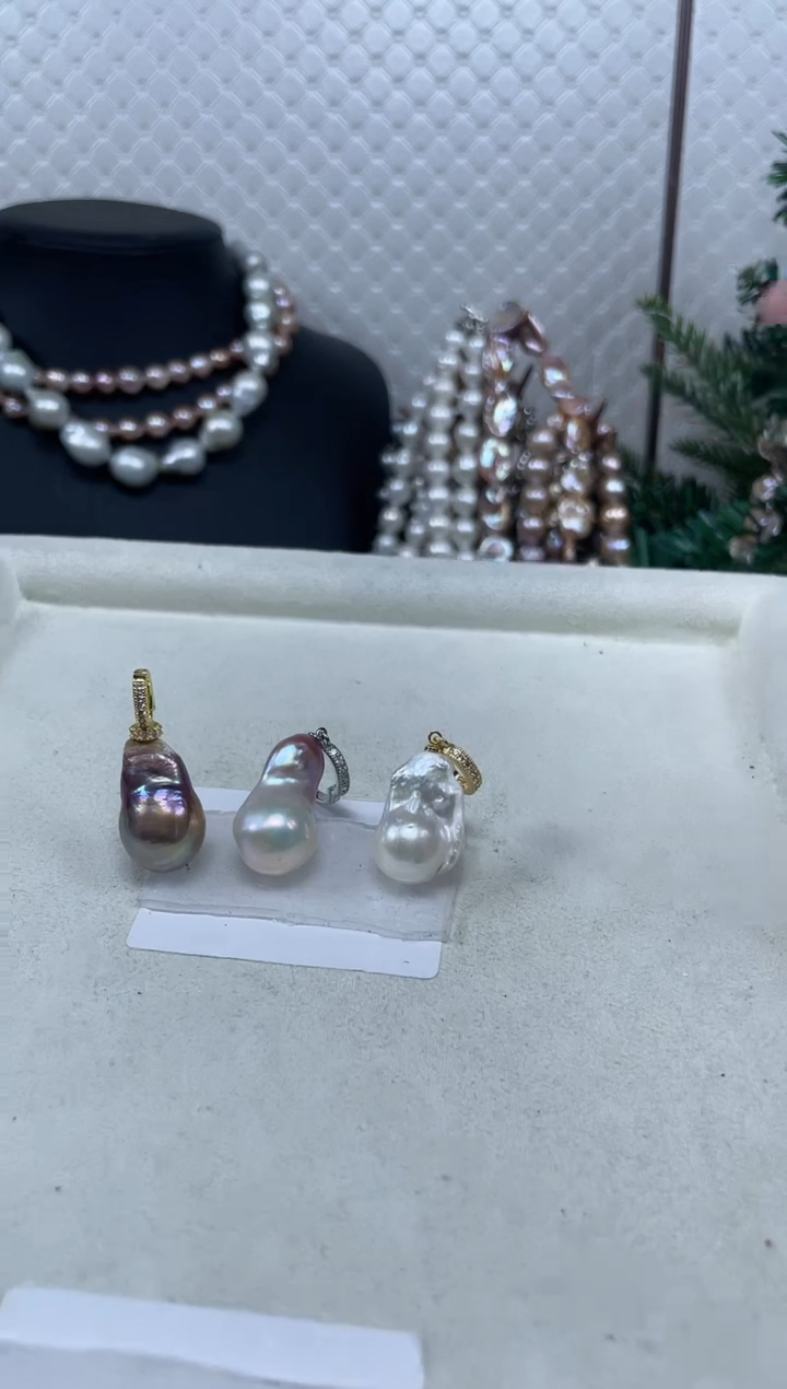 【闪购商品】淡水珍珠吊坠(不含链)未镶嵌【纯恬珍珠】