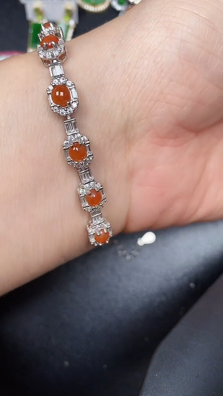 银S925镶嵌戒指翡翠6200