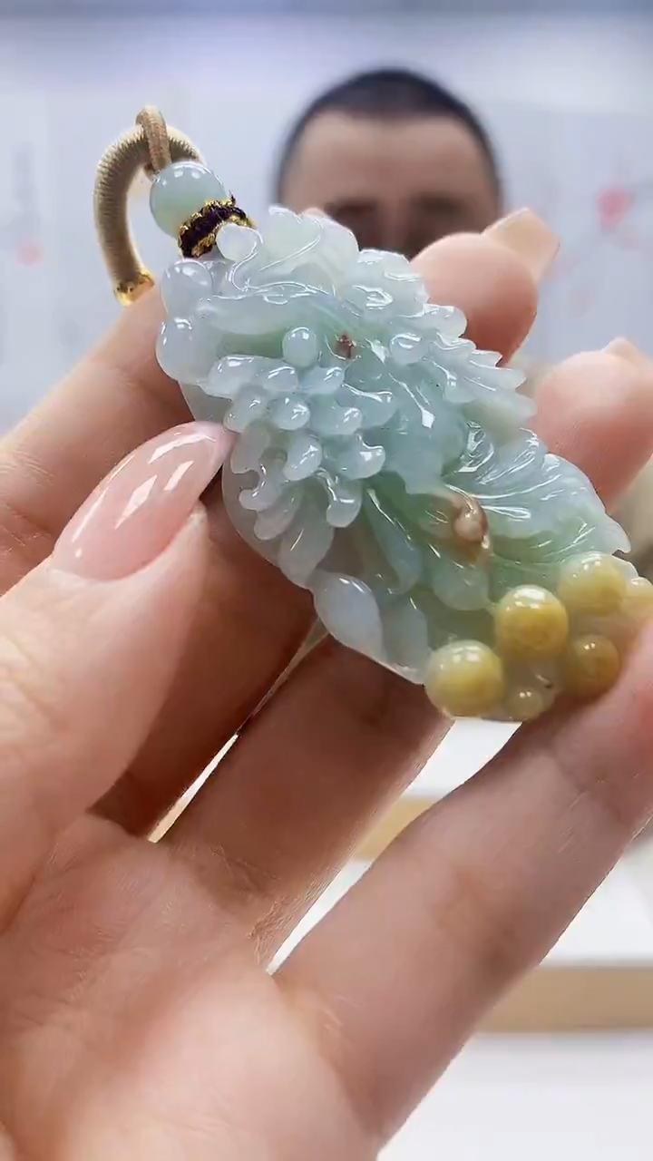 未镶嵌定制翡翠5167ty-毛货挂件55