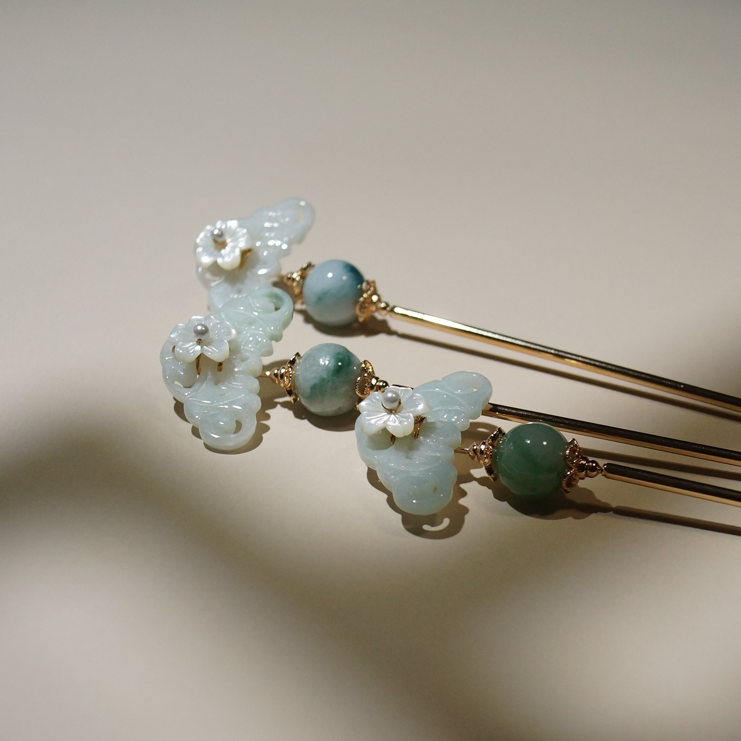 小师妹【蝶翠】民族风复古港风百搭中国风发簪新中式明制发簪子旗袍