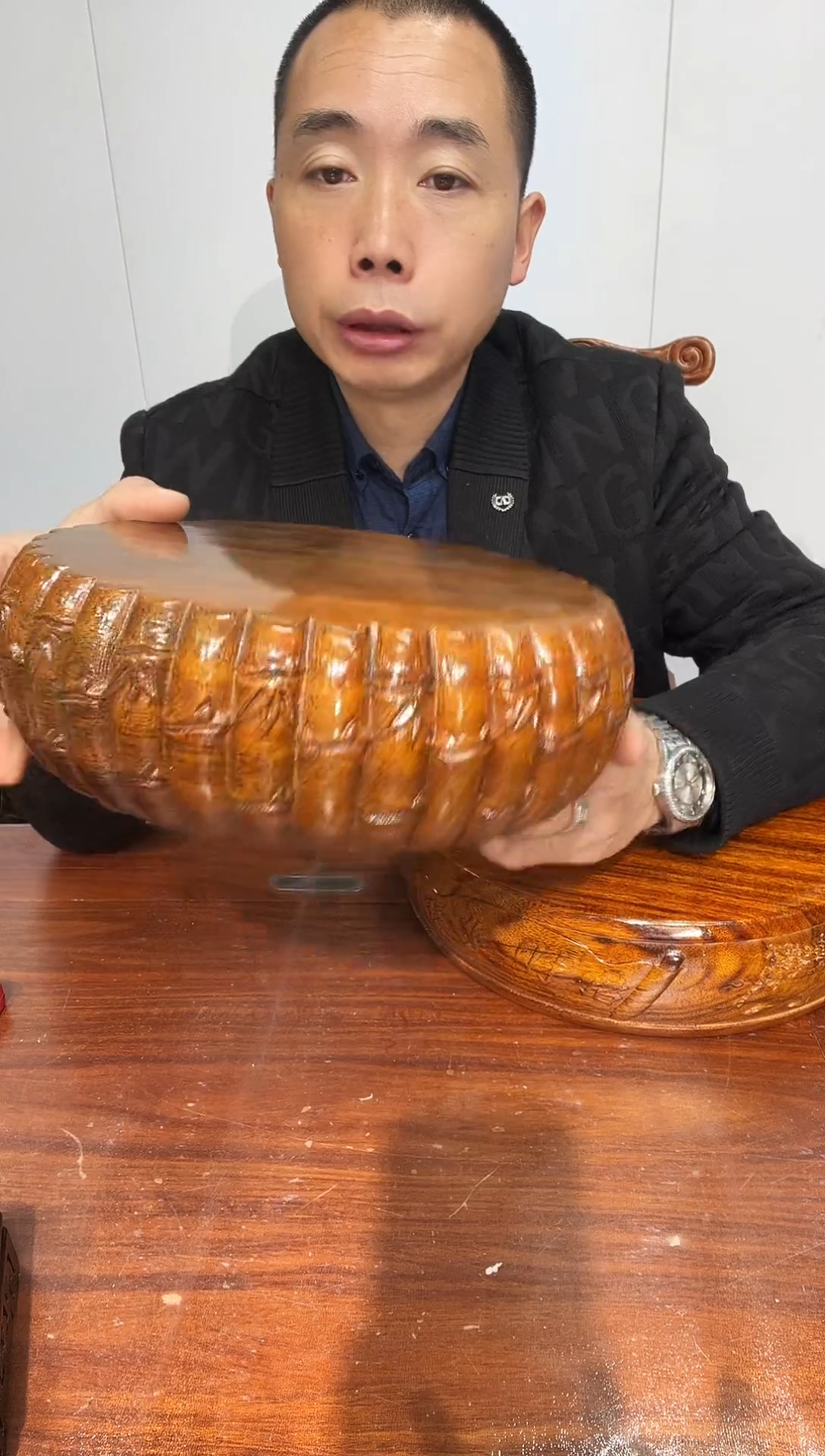 木老花节节高升21*23.5*8金瓜