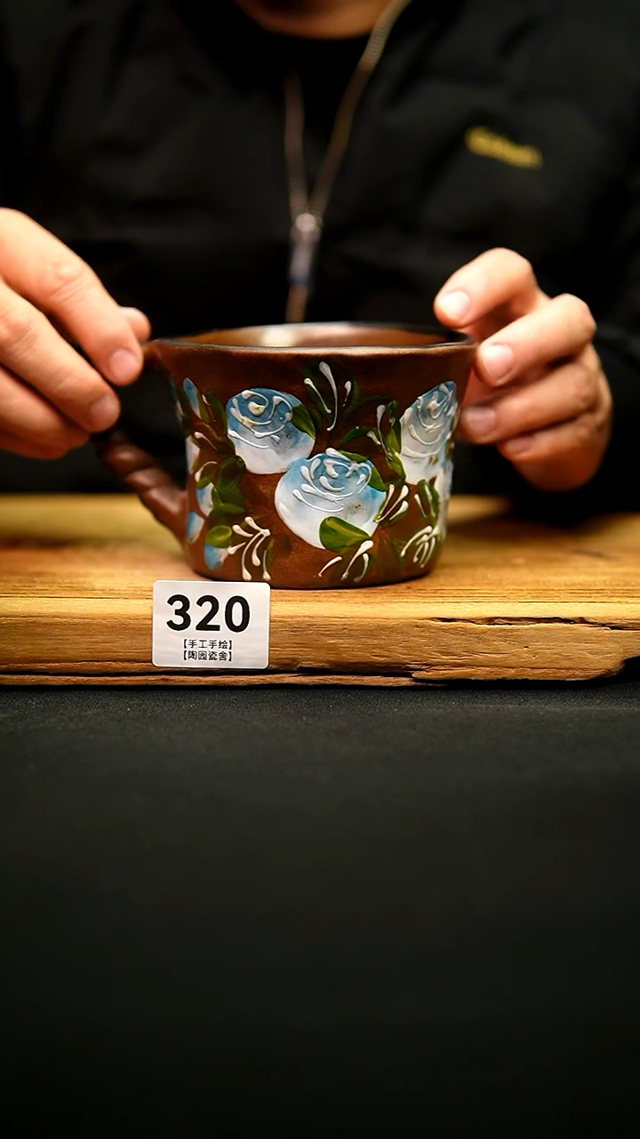 @@陶园瓷舍@@纯手工手绘@高温釉下彩
