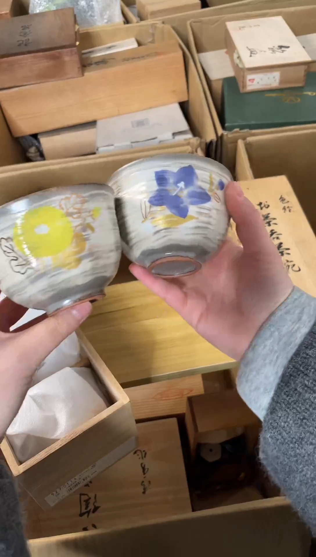 【闪购商品】瓷片22山清水秀瓷器默认微瑕五色