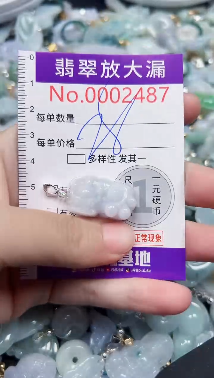 颈饰未镶嵌翡翠2487